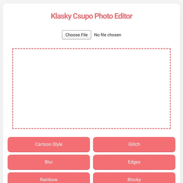Klasky csupo photo Editor cool editor