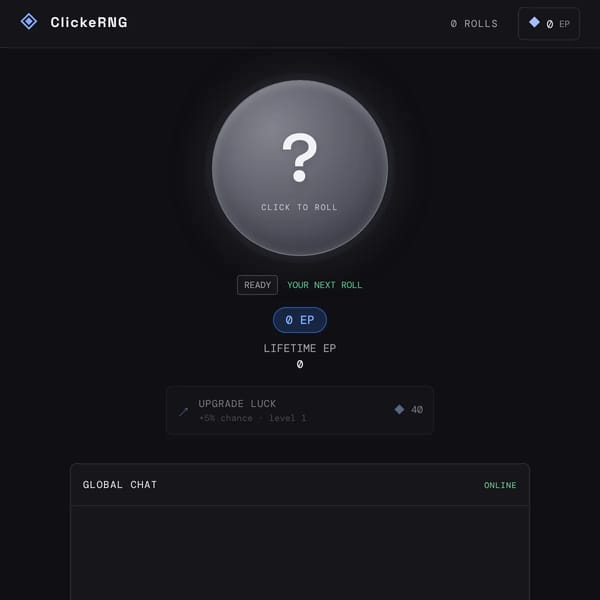 ClickeRNG (ALPHA)