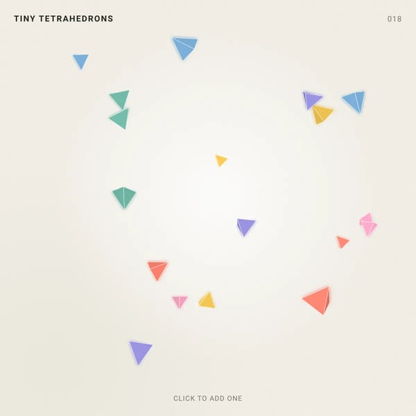 Tiny Tetrahedrons