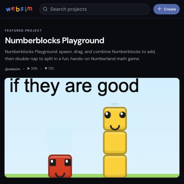 Websim BUT BETTER