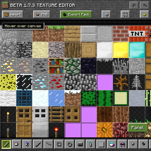 Beta 1.7.3 Terrain Editor