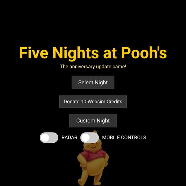 Five Nights at Pooh's