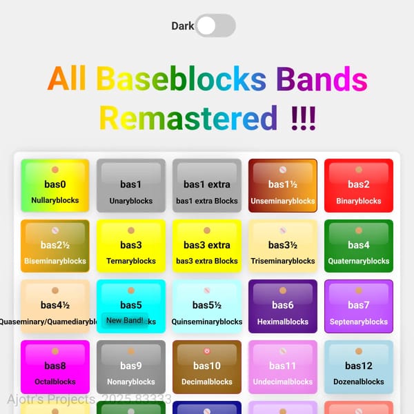 All Baseblocks Bands