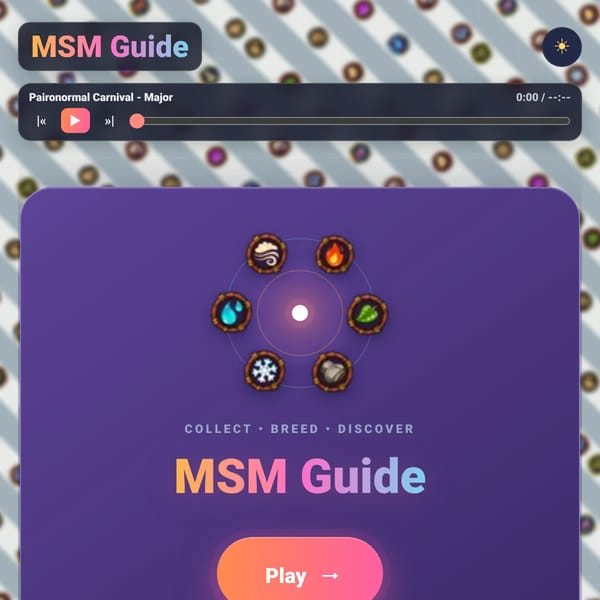 MSM Guide