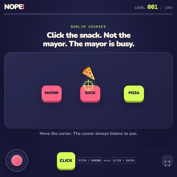 Nope Button