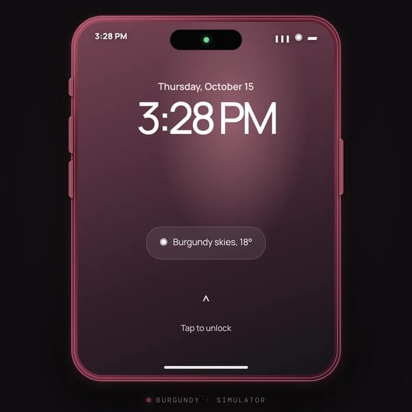 Burgundy Phone