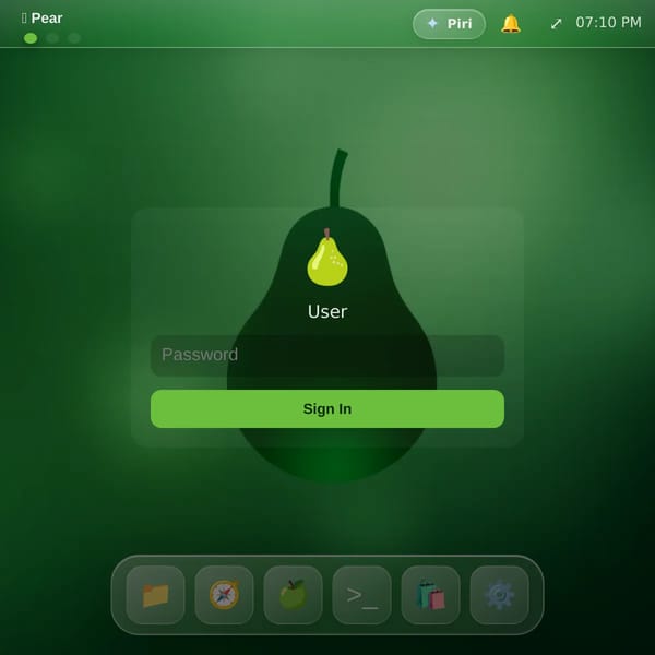 PearOS — Websim