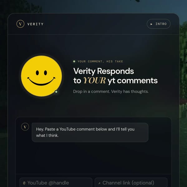 Verity Replies