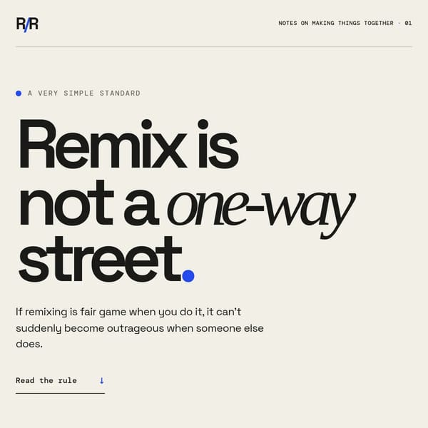 Remix Rules