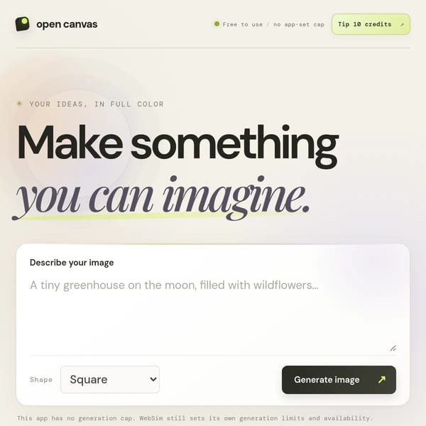 Open Canvas