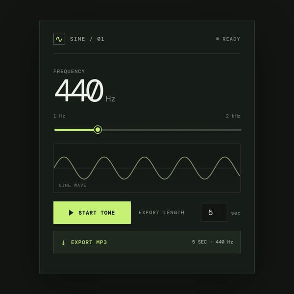 Sine Wave Generator