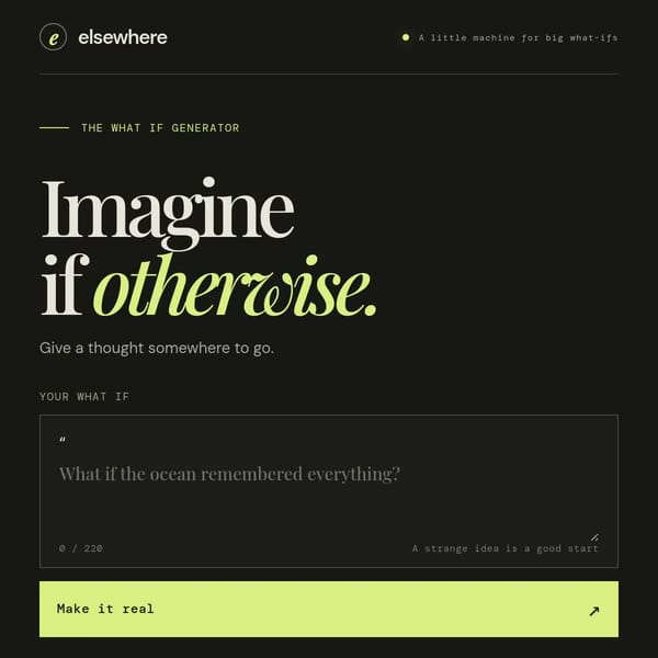 Elsewhere