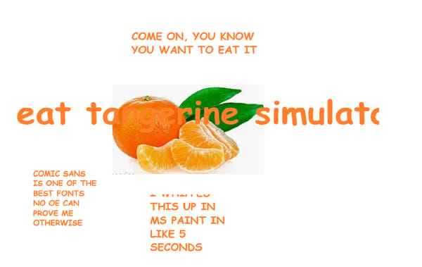 Eat Tangerine Sim