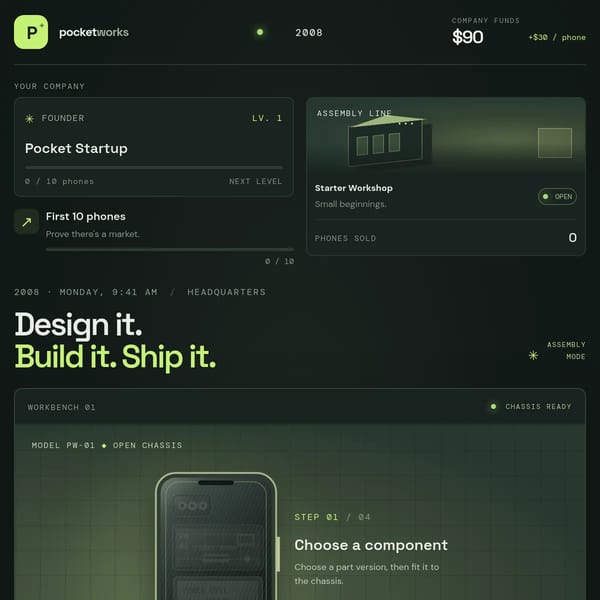 build a phone empire (Websim ver)