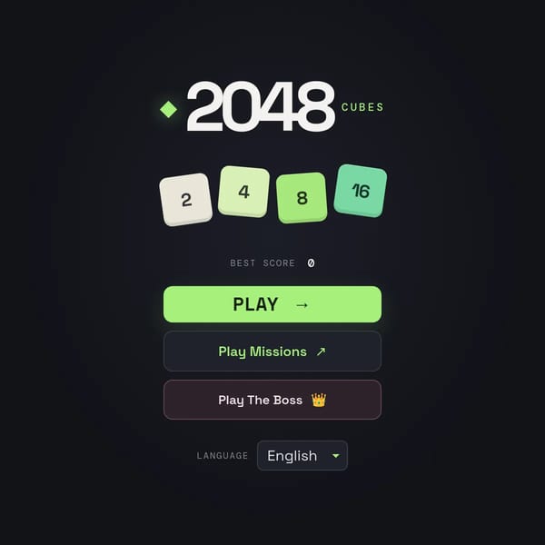 2048 Cubes