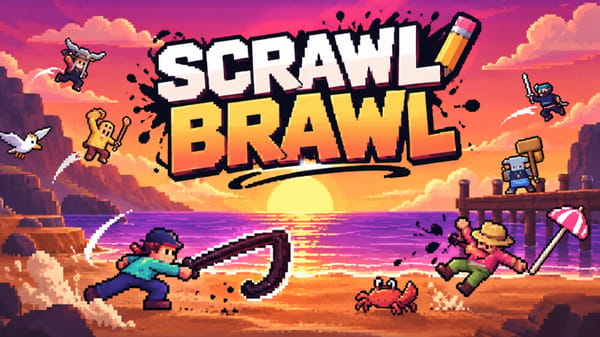 scrawl and brawl draw ur own weapon fight with it