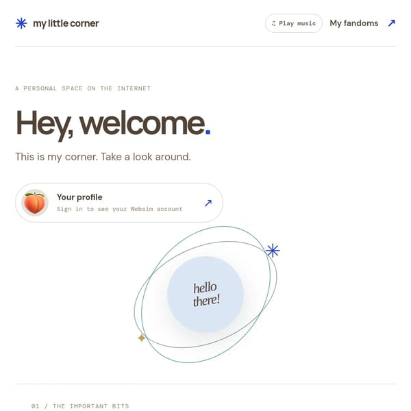 Welcome