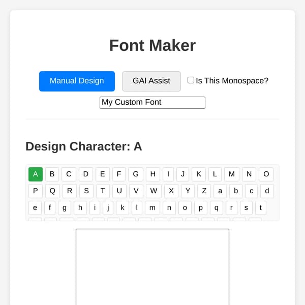 Font Maker 2.0