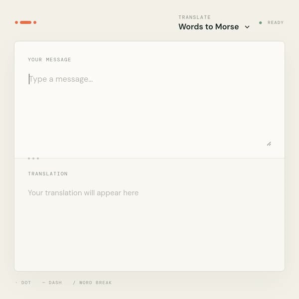 Morse Translator