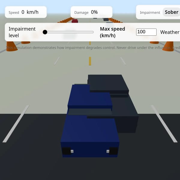 a drunk driving simulator