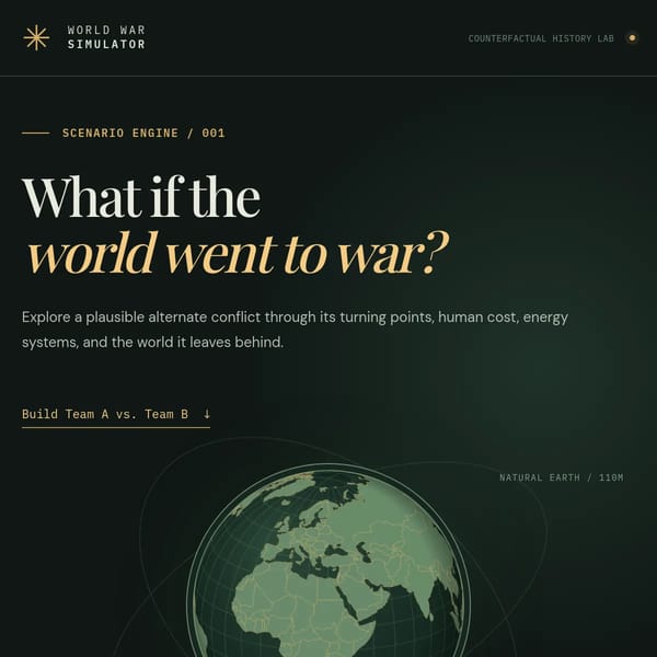 World War Simulator