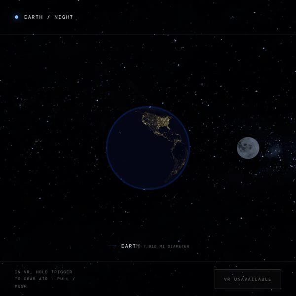 Earth at Night VR
