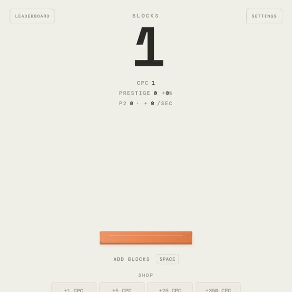 Inc block clicker
