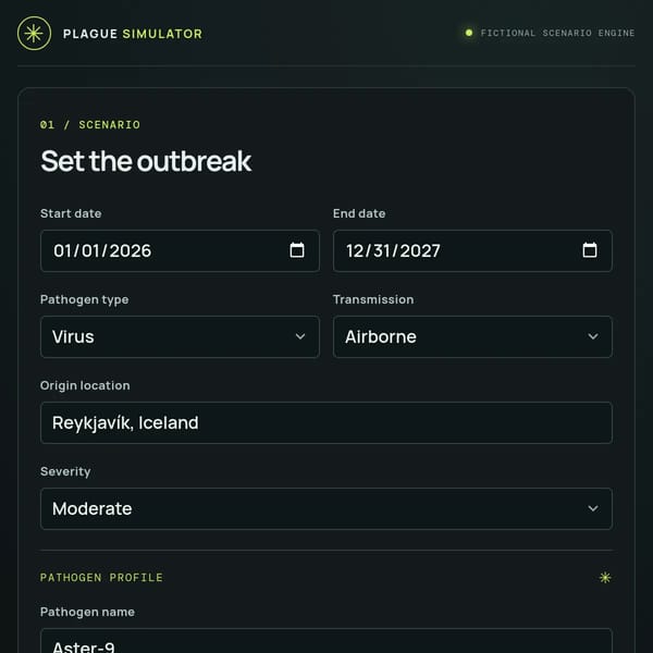 Plague Simulator
