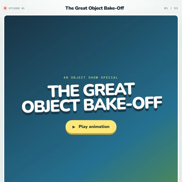 BFDI Websimed 1: The Great Object Bake-Off