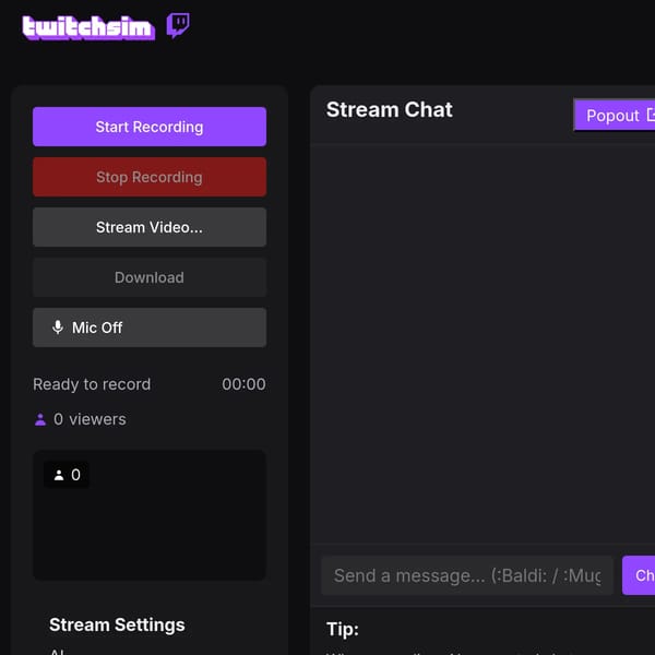 TwitchSim
