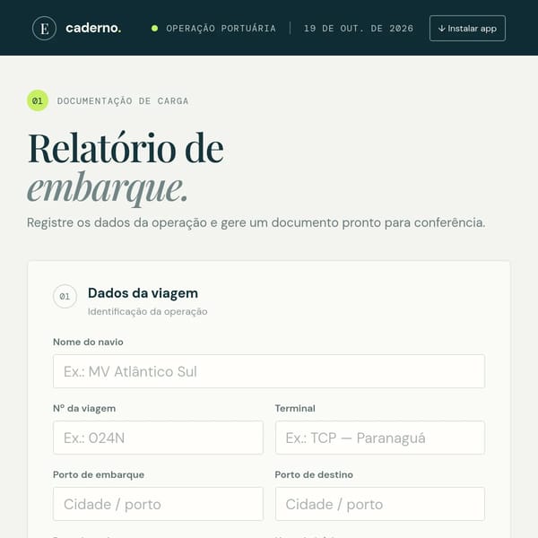 Embarque