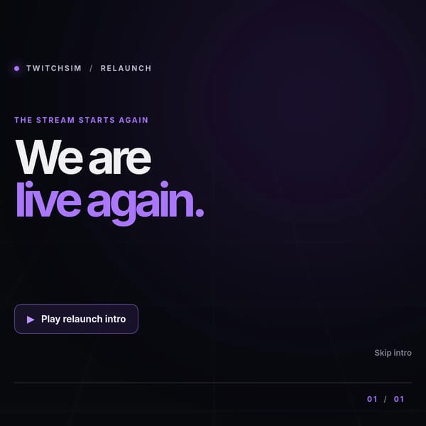 TwitchSimRe COLLAB! + RELAUNCH