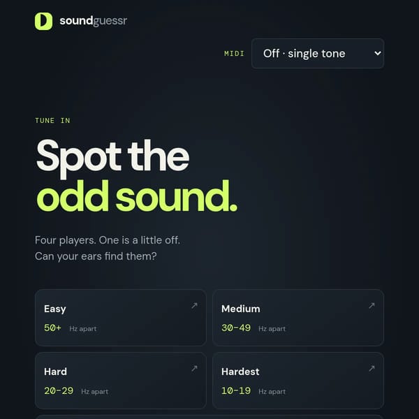 Sound Guessr