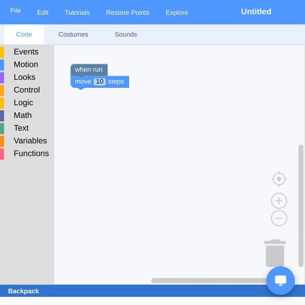 Scratch Editor Recreation (Beta)