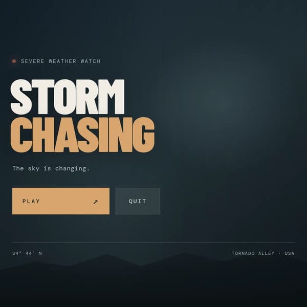 tornado chase