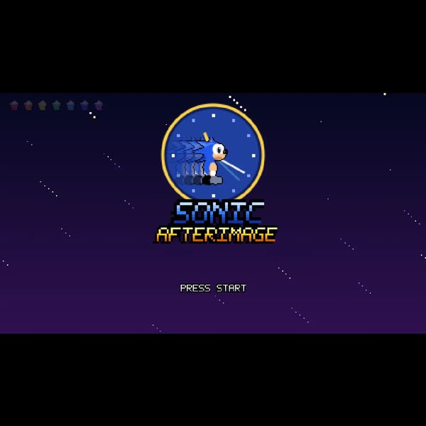 Sonic afterimage with tails