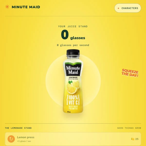 MinuteMaid Clicker