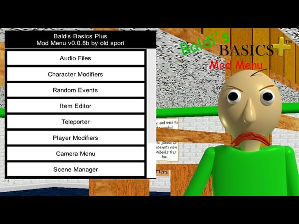 Baldi's Basics Mod Menu