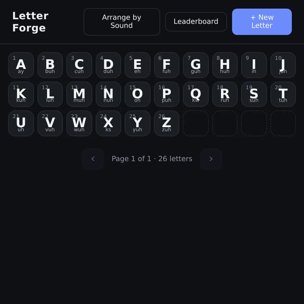 Letter Forge