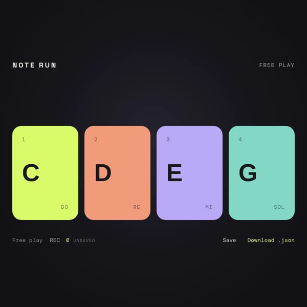 Note Run