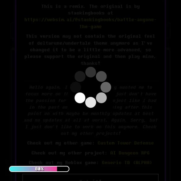 Battle Anyone: The Game