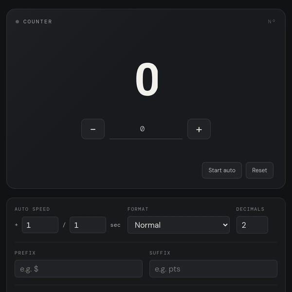 Number Counter