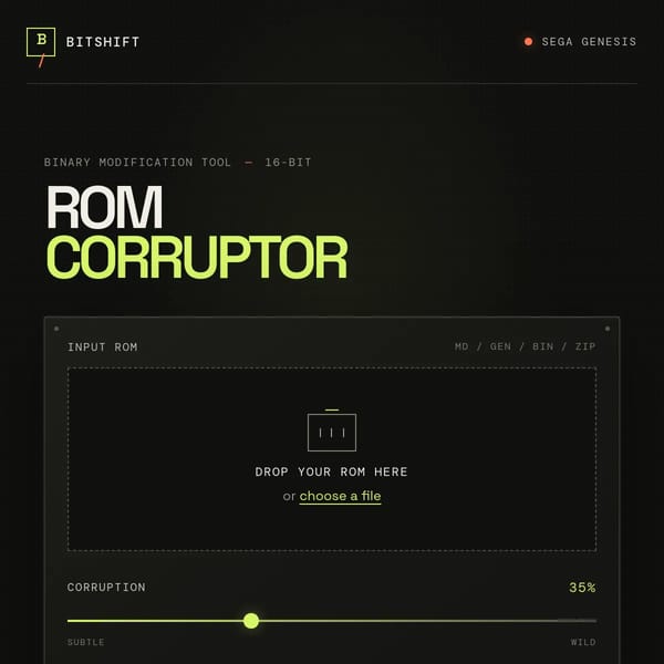 Sega ROM Corruptor
