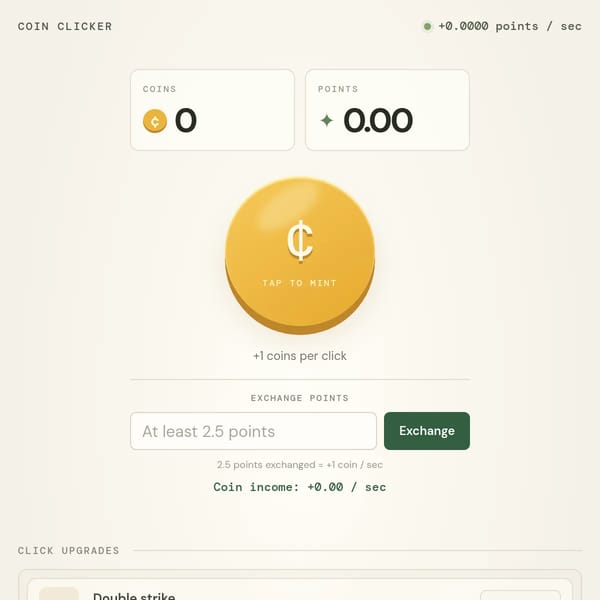 Coin Clicker