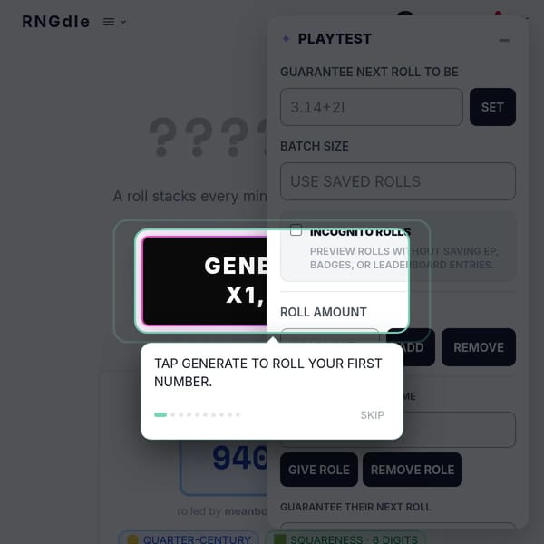 RNGdle Classic