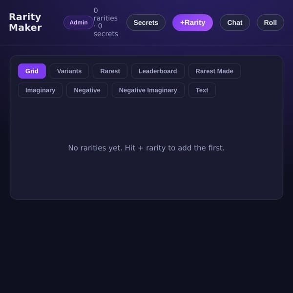 Rarity Maker