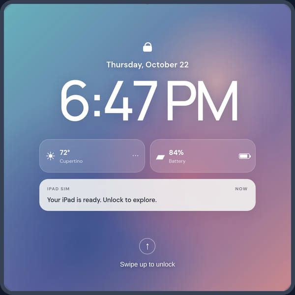iPad Sim