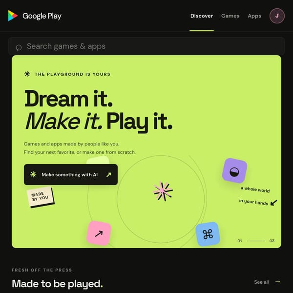 Google play ai