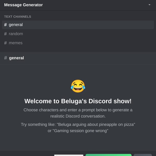 Discord Message Generator