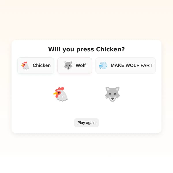 Will you press Chicken?